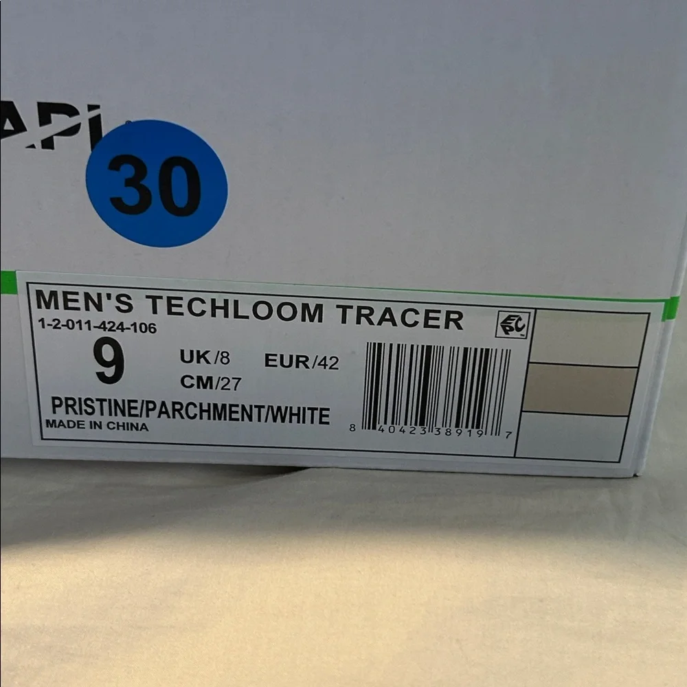 Unisex APL Techloom Tracer Pristine Parchment White Men’s 9 Women’s 10.5 NWT